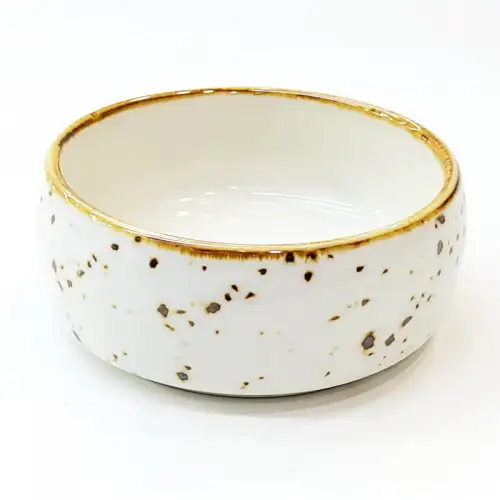 #KK2599-WT; Ceramic 6.5cm sauce dish
