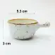 #KK2711-WT; Ceramic sauce dish 8.3cm