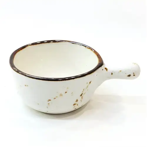 #KK2711-WT; Ceramic sauce dish 8.3cm