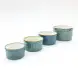 #KK2735-BL; Ceramic sauce dish 2.5 inches