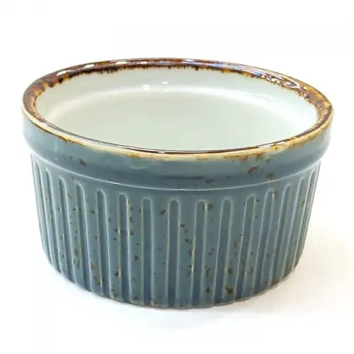 #KK2728-BL; Ceramic sauce dish 3 inches 