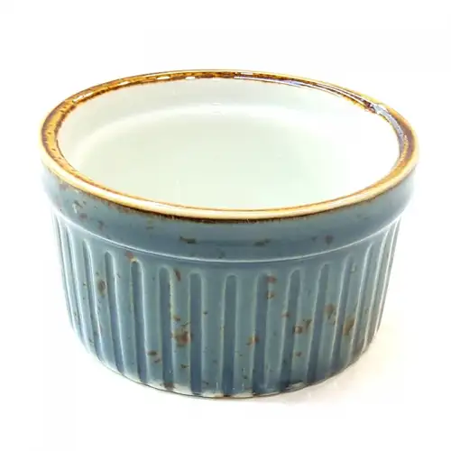 #KK2735-BL; Ceramic sauce dish 2.5 inches