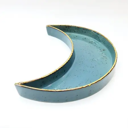 #KK2810-BL; Ceramic 12 inches moon deep ..