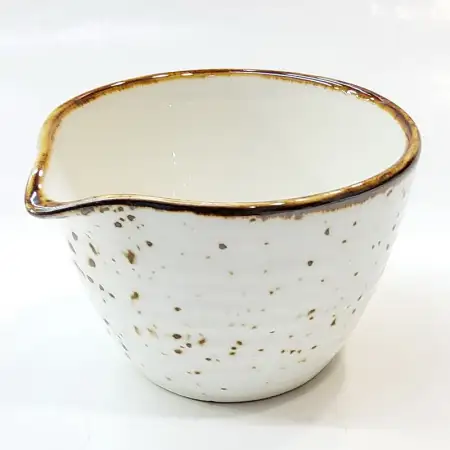 #KK3435-WT; Ceramic sauce bowl 7.7cm..