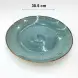 #KK3503-BL; Ceramic 12 inches plate