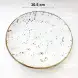 #KK3503-WT; Ceramic 12 inches plate