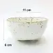 #KK4944-WT; Ceramic 4.25 inches bowl