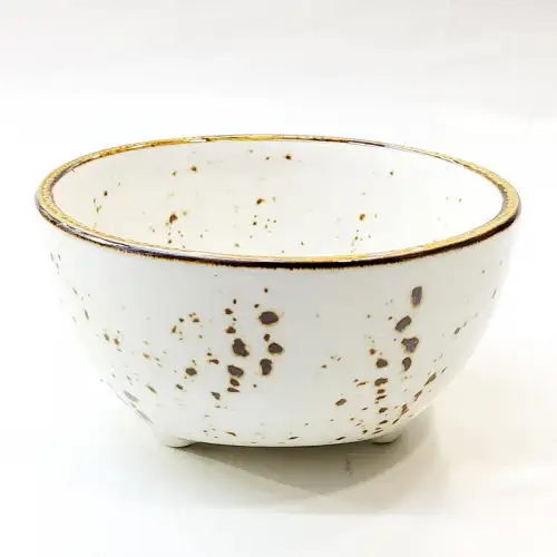 #KK4944-WT; Ceramic 4.25 inches bowl