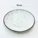 #KK4968-WT; Ceramic saucer plate
