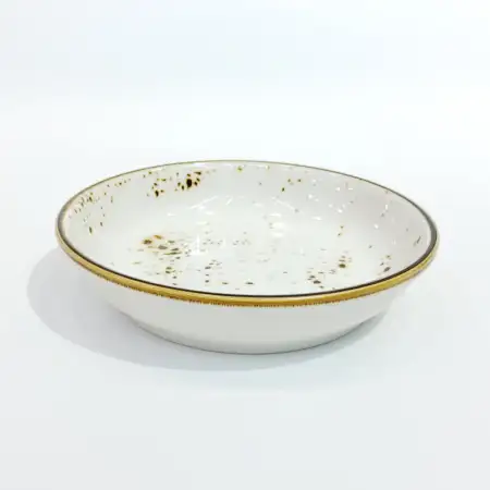 #KK6079-WT; Ceramic plate 11.5cm..