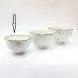 #KK6109-WT; Ceramic 5 inches bowl