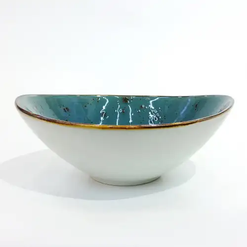 #KK6130-BL; Ceramic 7.5 inches bowl