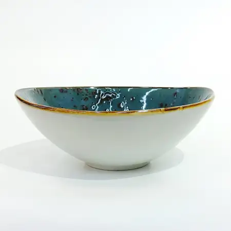 #KK6147-BL; Ceramic bowl 6.25 inches..
