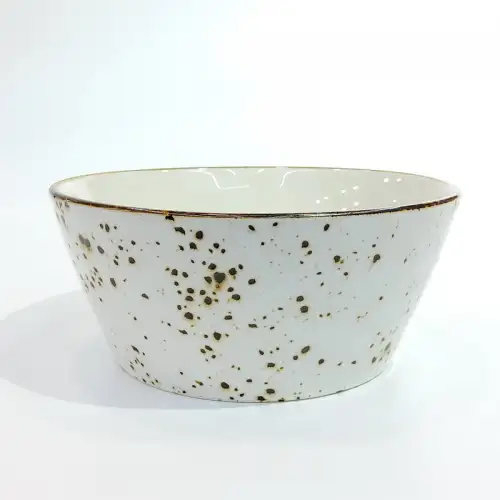#KK6154-WT; Ceramic 6 inches bowl