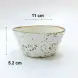 #KK6178-WT; Ceramic 4.25 inches bowl