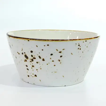 #KK6178-WT; Ceramic 4.25 inches bowl..