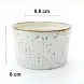 #KK6185-WT; Ceramic 4 inches bowl