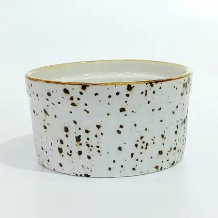 #KK6192-WT ; Ceramic bowl 3.5 inches..