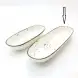#KK6208-WT; Ceramic 11.5 inches oval deep plate