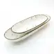 #KK6215-WT; Ceramic 9 inches oval deep plate