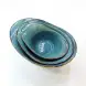 #KK7205-BL; Ceramic oval bowl 7.25 inches