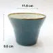 #KK7212-BL; Ceramic 4.5 inches fries' bowl