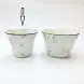#KK7212-WT; Ceramic 4.5 inches fries' bowl