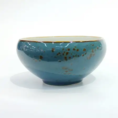 #KK8219-BL; Ceramic 4 inches bowl..