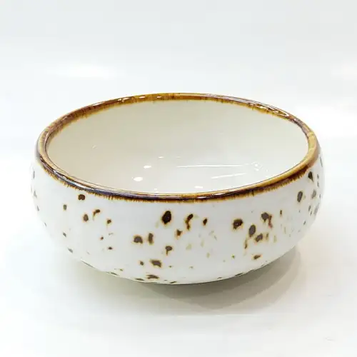 #KK8226-WT; Ceramic 8cm sauce bowl