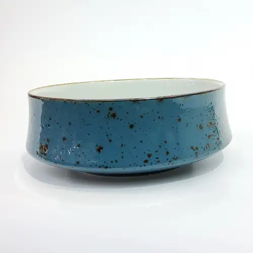 #KK8233-BL; Ceramic deep round 15cm bowl