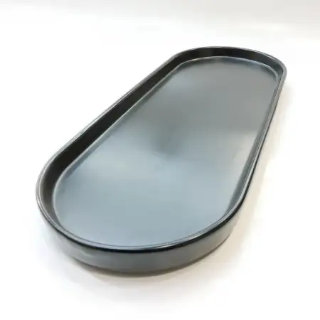 #KK8257-BK; Ceramic 13 inches plate..