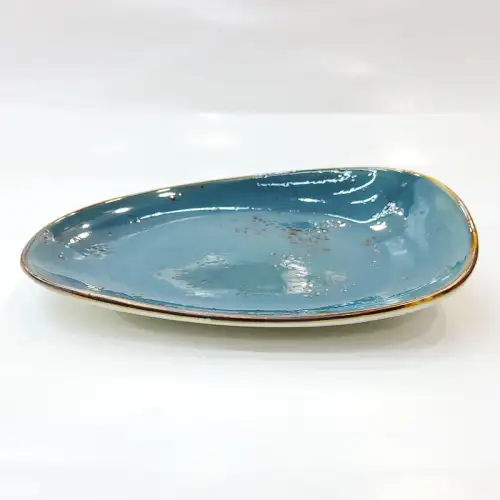 #KK8653-BL; Ceramic 8 inches plate