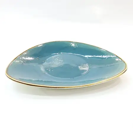 #KK8660-BL; Ceramic 8.5 inches triangle ..