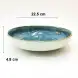 #KK9032-BL; Ceramic 9 inches deep plate
