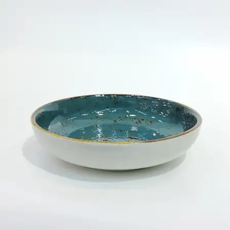 #KK9049-BL; Ceramic 7 inches round deep ..