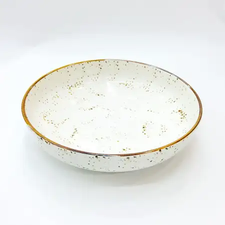 #KK9049-WT; Ceramic 7 inches round deep ..