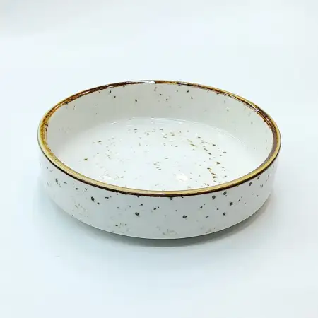 #KK9070-WT; Ceramic 6 inches deep round ..