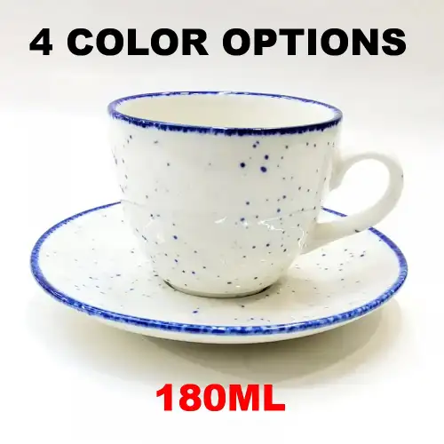 #KKE190; Ceramic coffee cup with saucer 180ml #KKE190; Ceramic coffee cup with saucer 180ml