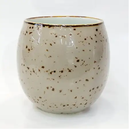#KKG160-CR: Ceramic coffee cup 160ml..