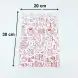 #KQ6627; Greaseproof paper 200pcs 20x30cm
