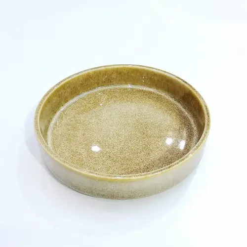#KX9254; Ceramic 8 inches round deep plate