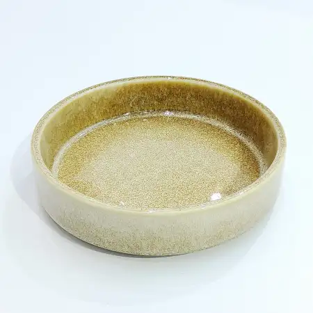 #KX9261: Ceramic 6 inches deep round pla..