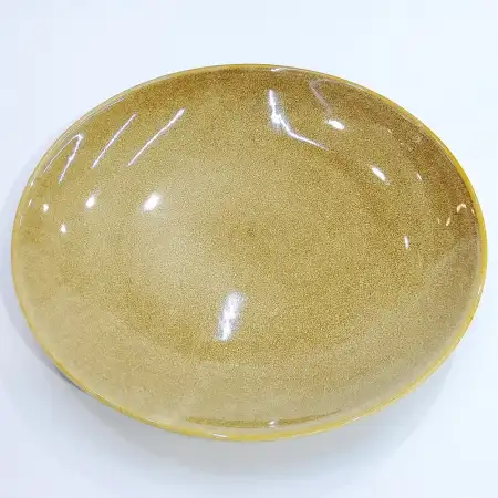 #KX9292; Ceramic 10.5 inches round plate..