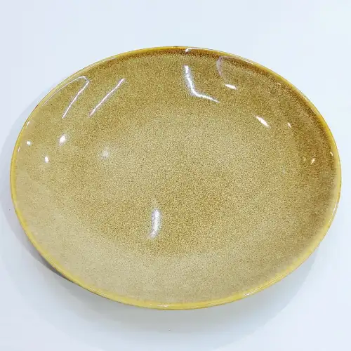 #KX9308; Ceramic 8.25 inches round plate