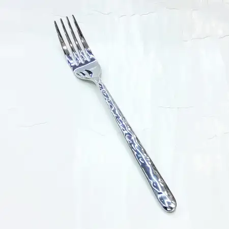 #LY03D-15; Stainless steel table fork..