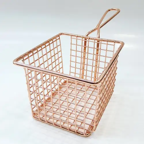 #MH-00161; Stainless steel mini fries basket 12x10cm