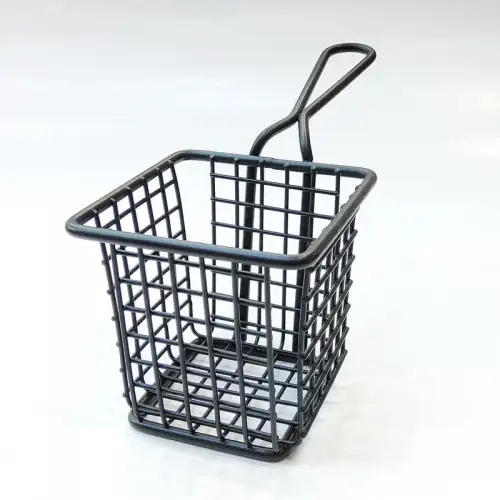 #MH-5929; Stainless steel mini fries basket 8x8x8cm