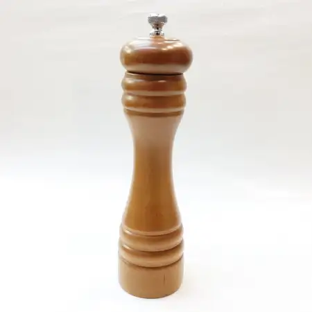 #MJSG8-BN-C; 8" wood salt grinder C..