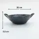 #NK-0654; Ceramic bowl 20cm with handle
