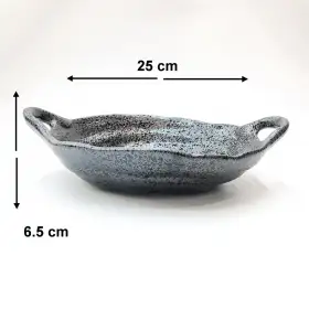 #NK-3434; Ceramic bowl with 9.5" w. holder